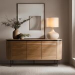 Buffet trois portes alberi ch�ne 160 cm