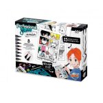 Carnet de mangas - buki france - professional studio manga - 25 feuilles - 8 feutres  alcool - mixte ...