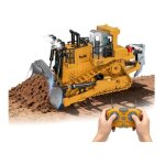 Bulldozer tlcommand bulldozer  9 canaux jouet de construction rc avec lumires et sonores 2. 4ghz ...