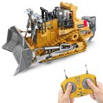 Bulldozer t�l�command� - godet en m�tal - lumi�res - effets sonores - 24 ghz