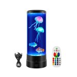 � bulles lampe � m�duses lumi�re led daquarium � 16couleurs changeantes avec t�l�commande veilleuse � ...