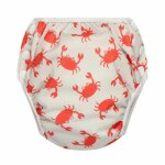 Bumbuns - couche de bain b�b� culotte dapprentissage - crabds red - taille m (11 - 15kg)