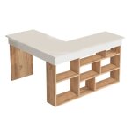 Tyo - bureau d'angle design avec tagres