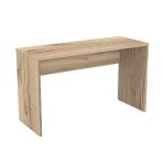 Bureau coloris ch�ne melto 130 cm ? style moderne compact et id�al pour chambre ou t�l�travail