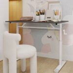 Bureau d�tude r�glable enfant / adulte - bureau assis - debout design compact avec plateau inclinable ...