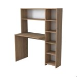 Dmora - bureau arapaho 1132 x 40 x h 1418 cm ch�ne panneau effet bois