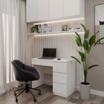 Bureau mijo avec tiroirs ? blanc