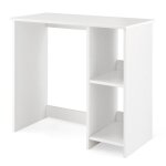 Bureau dordinateur table de travail pour petit espace avec 2 compartiments bureau informatique 40 x 80 ... Bureau dordinateur table de travail pour petit espace avec 2 compartiments bureau informatique 40 x 80 ...