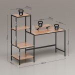 Bureau table dordinateur avec support pour écran support pour unité centrale table de bureau avec support ... Bureau table dordinateur avec support pour écran support pour unité centrale table de bureau avec support ...