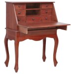 Bureau secrétaire - br - acajou massif - vintage - 9 tiroirs - 78x42x103 cm Bureau secrétaire - br - acajou massif - vintage - 9 tiroirs - 78x42x103 cm