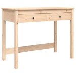 Bureau avec tiroirs table détude - 100x50x78 cm bois massif de pin chy7367613 Bureau avec tiroirs table détude - 100x50x78 cm bois massif de pin chy7367613