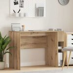 Bureau - vidaxl - 109 x 50 x 78 cm - ch�ne artisanal - bois ding�nierie - design contemporain