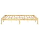 Burke * lit simple 120x190 cm structure de lit classique sans matelas bois massif - ll7017