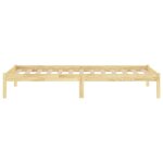 Burke * lit simple 90x200cm moderne structure de lit sans matelas bois massif - ll1221
