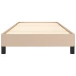 Burke * lit simple 90x200cm moderne structure de lit sans matelas cappuccino similicuir - ll1079