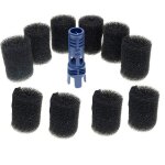 Buse anti projection adaptable avec 10 brosses en mousse pour robot piscine polaris 280 quivalent tail ...