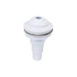 Buse de refoulement pour piscine hors sol avec connecteur pour tuyau 32 et 38 mm - blanc