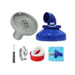 Buse de remplissage de piscine rotative � 360 - buse de sortie r�glable - avec accessoires de raccordement ...