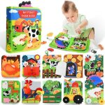 Jouet ducatif - kcvv - busy board montessori - 20 activits interactives - thme de la ferme - 1  4 ...