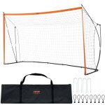 But de football portable - vevor - 1828x3657 mm - cage de football pour enfants - filet de football avec ...