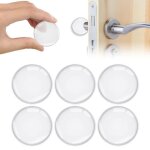 Butée de poignée de porte murale 6pcs adhésives transparentes en silicone stop porte puissant pour placard ... Butée de poignée de porte murale 6pcs adhésives transparentes en silicone stop porte puissant pour placard ...