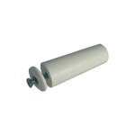 Butee ronde pour lame finale lg60 mm blanche avec rondelle et vis Butee ronde pour lame finale lg60 mm blanche avec rondelle et vis