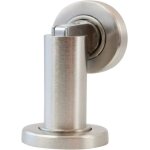 Butoir de porte magntique ms010 en aspect acier inoxydable - bute de porte avec matriel de fixation ...