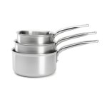 De buyer srie de 3 casseroles inox 16 / 18 / 20cm - 3601. 03