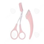 C lot de 2 outil de coupe des sourcils ciseaux  sourcils avec peigne ciseaux  sourcils pour couper ...