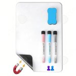 C ableau blanc magnetique pour frigo a4 petit tableau magnétique effaçable à sec avec 3 marqueurs et ... C ableau blanc magnetique pour frigo a4 petit tableau magnétique effaçable à sec avec 3 marqueurs et ...