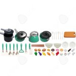 C accessoire cuisine enfant 45pcs ensemble de cuisine pour enfant cuisine enfant ensemble avec pots et ...