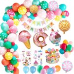 C ballon soire sur le thme des bonbons 55 pices accessoires inclus convient  de nombreuses occasions ...