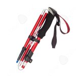 B�ton de randonn�e passionova t�lescopique 5 sections r�glable 110 - 130cm alliage aluminium ultral�ger ...