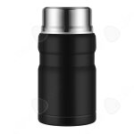 C boîte alimentaire isotherme en acier inoxydable 750ml noir portable tasse de cuisson à isolation pot ... C boîte alimentaire isotherme en acier inoxydable 750ml noir portable tasse de cuisson à isolation pot ...