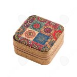 C bote  bijoux portable pour voyages petite organisateur de bijoux look rtro et lgant pour femme ...