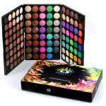 C bote de maquillage 120 couleurs palette de fards  paupires nacr couleur de terre coffret de maquillage ...