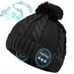 C bonnet bluetooth 30x21 cm bluetooth 4. 1 bonnet tricot� bluetooth automne et hiver pour rester au chaud ...