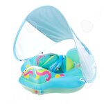 C bouee bebe de piscine avec auvent ajouter la queue gonflable protection solaire anti - renversement ...