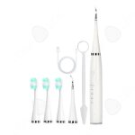C brosse  dents lectrique 500mah ipx6 jet dentaire hydropulseur portable avec 3 ttes de brosse2 ttes ...