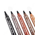 C crayon  sourcils 5 couleurs liquide sourcil avec toute la journe tanche crayon  sourcils  quatre ...