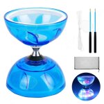 C diabolo 3 roulements lumineux canne de livraison avec ligne de 10 m avec sac en filet anti - chute ...