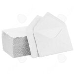 C enveloppes  bord blanc faites  la main 11x16 cm paquet de 10 pour faire - part invitations de mariage ...