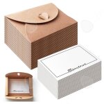 C enveloppe kraft 25 pices avec 25 cartes vierges pour nolinvitation au mariage cartes v?ux fte danniversai ...