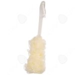 C �ponge de bain 101g 41x11cm toucher d�licat � long manche �purateur de dos de douche �ponge de bain ...