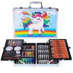 C feutres 145 pi�ces diff�rents types bo�te color�e en alliage daluminium portable pointe de stylo de ...