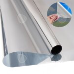 C film fentre 2pcs 60x200cm film verre statique pour vitrage sans adhsif isolant thermique argent ...