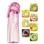 C gourde sport 650ml bouteille deau amusante et fruite goulot courb avec paille 7anneaux fruits diffrents ...