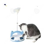 C jouet � plumes pour chats 20cmx20cmx45cm jouets interactifs pour chats contient une boule de cloche ...