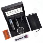 C kit barbe homme ensemble de 7 pices avec nettoyant pour barbe huile  barbe baume  barbe ciseaux ...