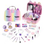 C kit de maquillage enfant filles 30pcs lavable cosm�tiques jouets �ducatifs cadeau no�l anniversaire ...